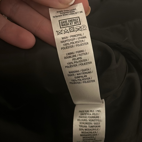 Vest with faux fur hood - Picture 6 of 7